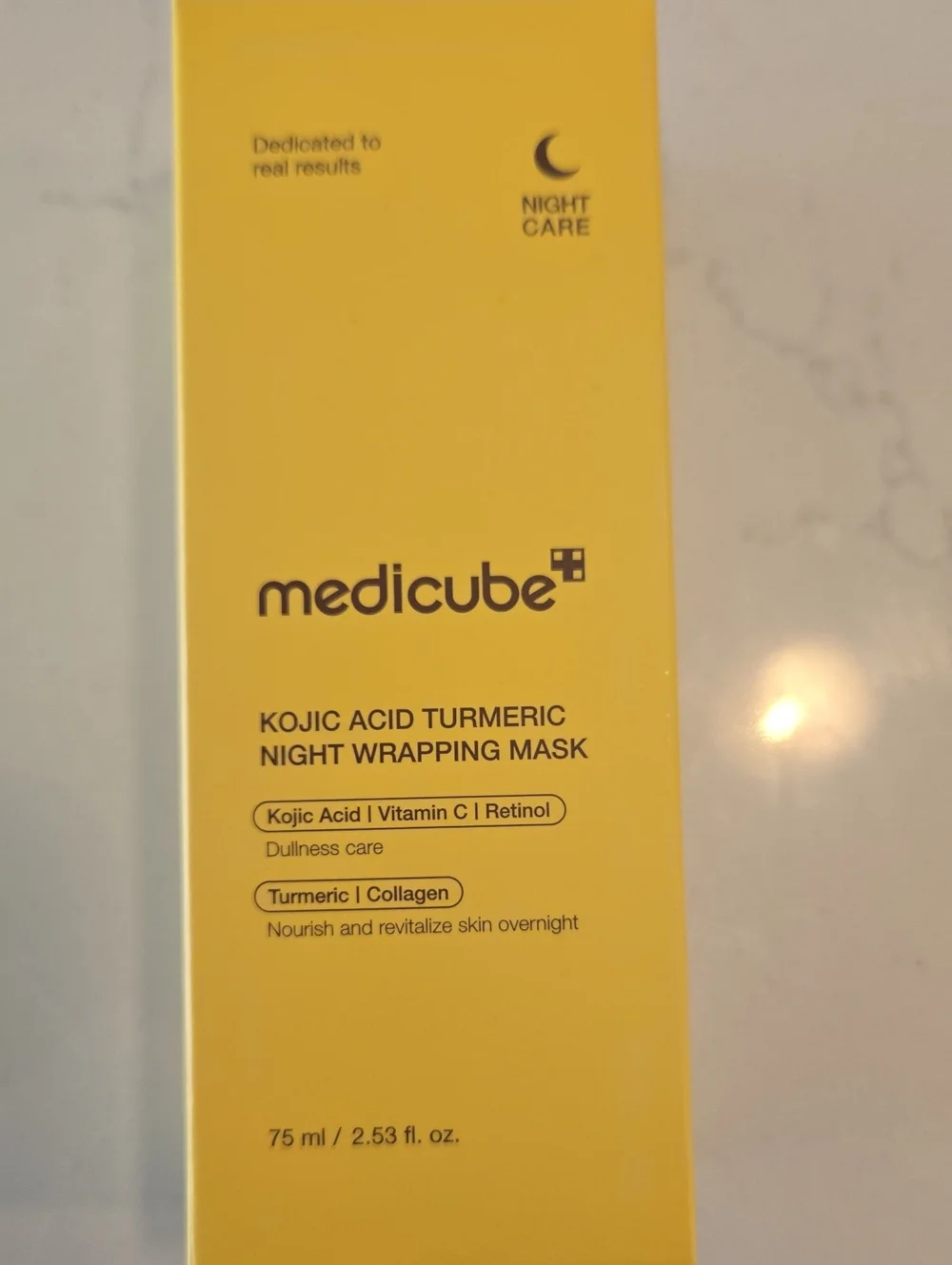 Medicube Kojic Acid Turmeric Night Wrapping Mask - Yellow